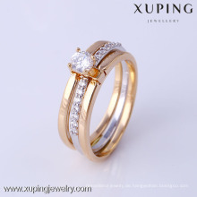 C210042-11901 Xuping modeschmuck China großhandel multicolor gold ring entwirft luxus glas ringe charme schmuck für frauen